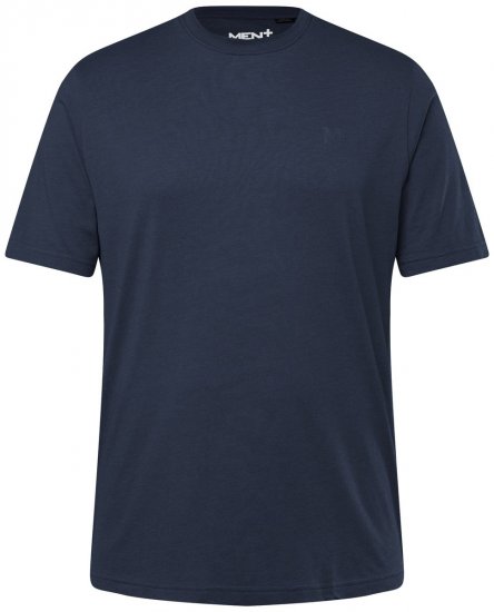 Men+ 276 T-shirt med rund hals Mørkeblå - T-shirts - T-shirts i store størrelser - 2XL-14XL