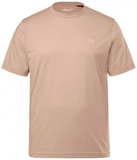 Men+ 276 T-shirt med rund hals Sand - T-shirts - T-shirts i store størrelser - 2XL-14XL