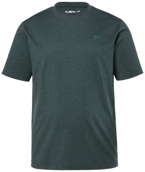 Men+ 276 T-shirt med rund hals Mørkegrøn - T-shirts - T-shirts i store størrelser - 2XL-14XL