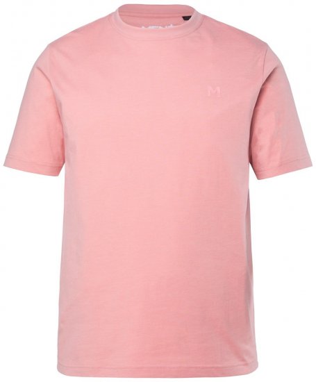 Men+ 276 T-shirt med rund hals Rosa - T-shirts - T-shirts i store størrelser - 2XL-14XL