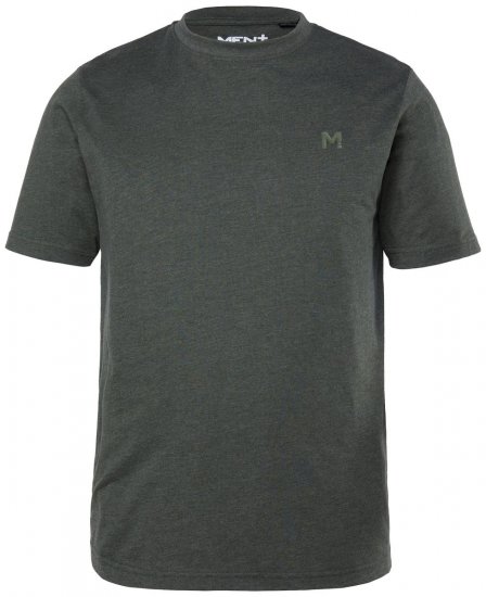 Men+ 276 T-shirt med rund hals Olivengrøn - T-shirts - T-shirts i store størrelser - 2XL-14XL