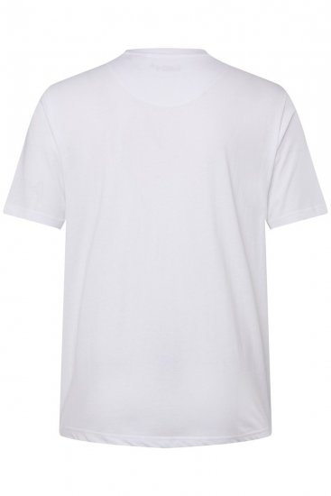 Men+ 279 T-shirt med V-hals Hvid - T-shirts - T-shirts i store størrelser - 2XL-14XL