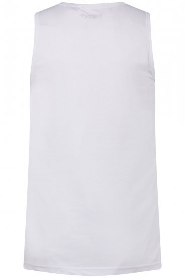 Men+ 303 Tanktop Hvid - T-shirts - T-shirts i store størrelser - 2XL-14XL