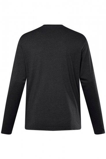 Men+ 307 Langærmet T-shirt Sort - T-shirts - T-shirts i store størrelser - 2XL-14XL