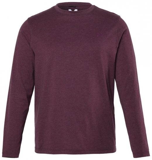 Men+ 307 Langærmet T-shirt Mørk blomme - T-shirts - T-shirts i store størrelser - 2XL-14XL