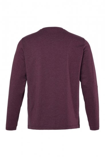 Men+ 307 Langærmet T-shirt Mørk blomme - T-shirts - T-shirts i store størrelser - 2XL-14XL