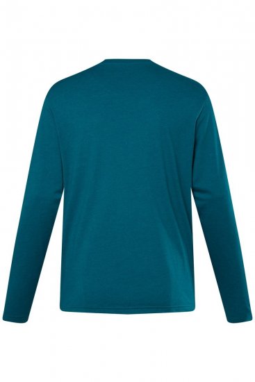 Men+ 307 Langærmet T-shirt Gråblå - T-shirts - T-shirts i store størrelser - 2XL-14XL