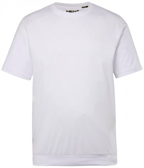 Men+ 308 T-shirt bellyfit Hvid - T-shirts - T-shirts i store størrelser - 2XL-14XL