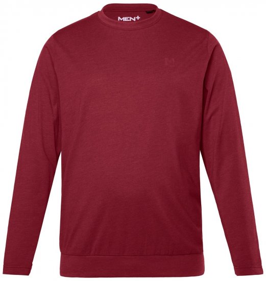 Men+ 313 Langærmet T-shirt bellyfit Kobberbrun - T-shirts - T-shirts i store størrelser - 2XL-14XL