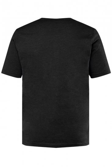 Men+ 365 Henley-shirt Sort - T-shirts - T-shirts i store størrelser - 2XL-14XL