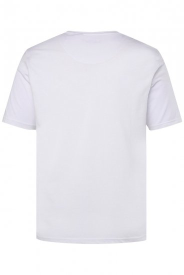 Men+ 365 Henley-shirt Hvid - T-shirts - T-shirts i store størrelser - 2XL-14XL