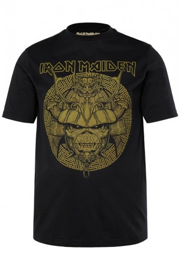 JP1880 Iron Maiden Samurai Eddie T-Shirt Black - T-shirts - T-shirts i store størrelser - 2XL-14XL