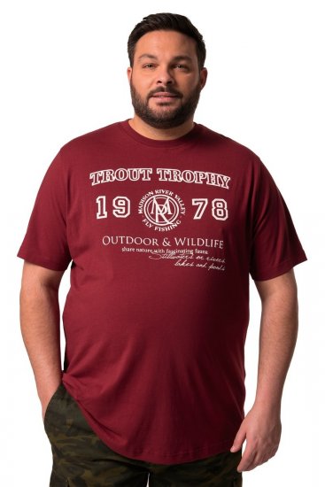 Men+ 424 T-shirt Trout Trophy Kobberbrun - T-shirts - T-shirts i store størrelser - 2XL-14XL
