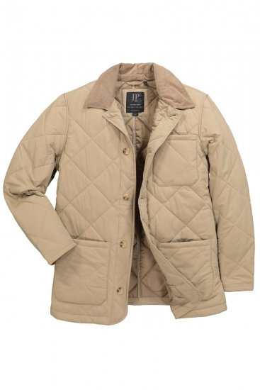 JP1880 836628 Quiltet jakke i westernstil Mørkebeige - Jakker - Jakker i store størrelser, 2XL- 12XL
