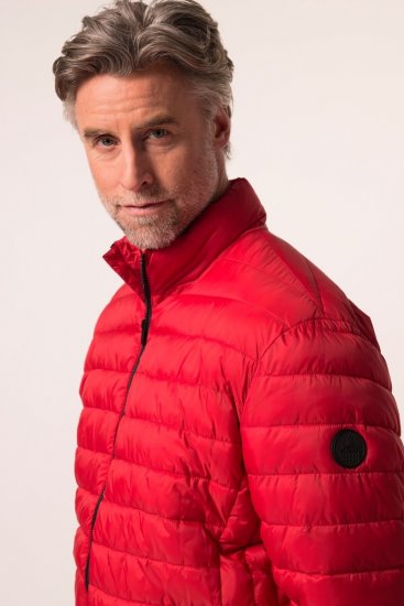 Boston Park 638 Quiltet jakke bellyfit med ståkrave Rød - Jakker - Jakker i store størrelser, 2XL- 12XL