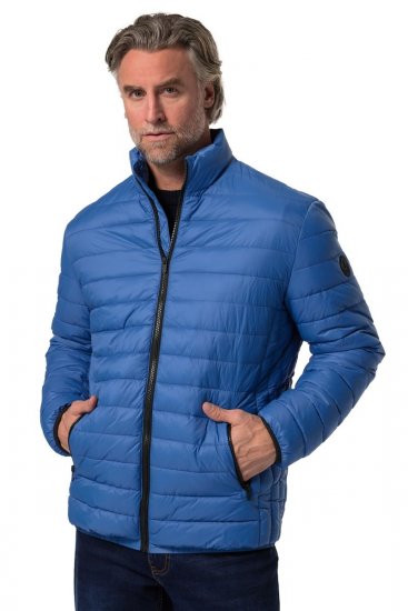 Boston Park 638 Quiltet jakke bellyfit med ståkrave Koboltblå - Jakker - Jakker i store størrelser, 2XL- 12XL