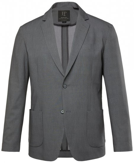 JP1880 Rimini Flexnamic Stribet jerseyblazer Koksgrå - Habitter og blazere - Habitter og jakkesæt i store størrelser