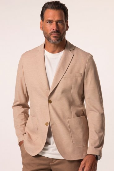 JP1880 836698 Blazer i stretchkvalitet Beige - Habitter og blazere - Habitter og jakkesæt i store størrelser