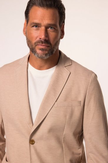 JP1880 836698 Blazer i stretchkvalitet Beige - Habitter og blazere - Habitter og jakkesæt i store størrelser