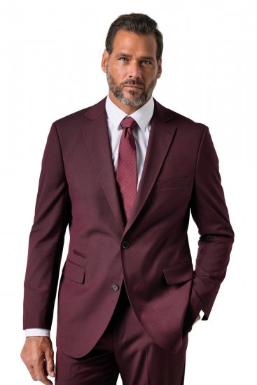 JP1880 Amalfi Flexnamic Blazer Vinrød - Habitter og blazere - Habitter og jakkesæt i store størrelser