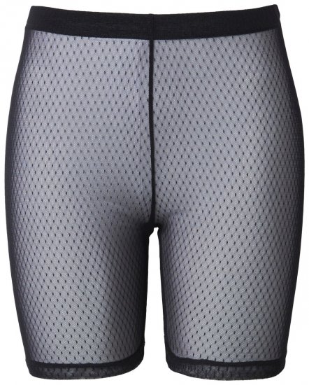Ulla Popken 836805 Prikkede antigniv-shorts Sort - Antigniv-shorts - 