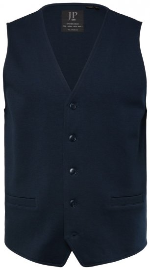 JP1880 New York Flexnamic Jerseyvest Mørkeblå - Habitter og blazere - Habitter og jakkesæt i store størrelser