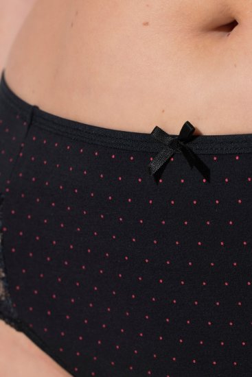 Ulla Popken 837080 Trusser med høj talje og blonde 3-pak Rosa - Trusser - 