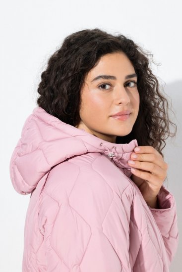 Ulla Popken 837208 Quiltet jakke Gammelrosa - Jakker - Dame jakker i store størrelser