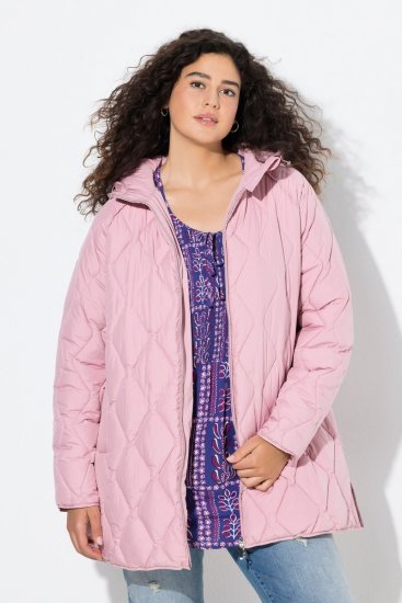 Ulla Popken 837208 Quiltet jakke Gammelrosa - Jakker - Dame jakker i store størrelser
