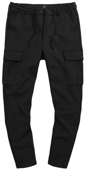 JP1880 New York Flexnamic Jerseybukser med cargolommer Sort - Habitter og blazere - Habitter og jakkesæt i store størrelser