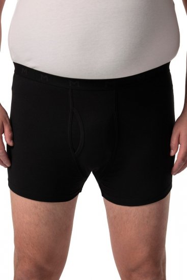 Men+ 678 Boxershorts bellyfit FLEXLASTIC® Sort 2-pak - Undertøj og badetøj - Badetøj og Undertøj i store størrelser 