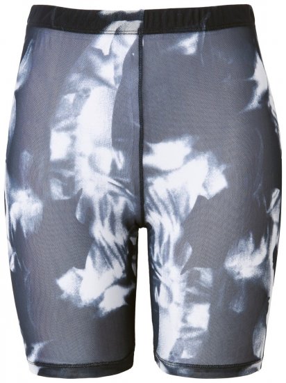 Ulla Popken 837679 Mønstrede antigniv-shorts Mørkeblå - Antigniv-shorts - 