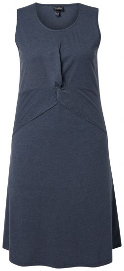 Ulla Popken 837874 Ærmeløs jerseykjole Mørkeblå - Jerseykjoler - 