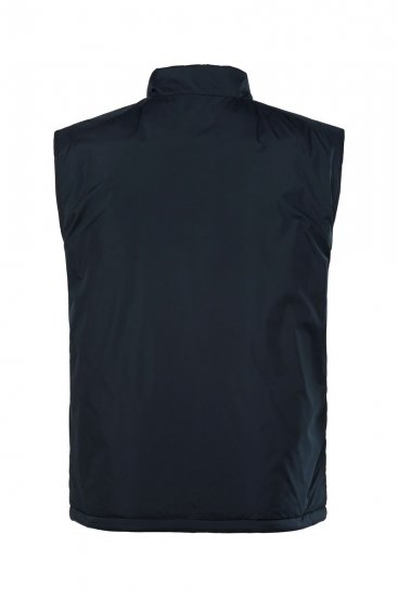 Boston Park 877 Vest med ståkrave og lynlås Mørkeblå - Jakker - Jakker i store størrelser, 2XL- 12XL