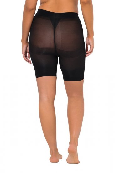 Ulla Popken 838209 Formende antigniv-shorts Sort - Antigniv-shorts - 