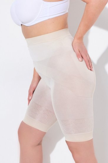 Ulla Popken 838209 Formende antigniv-shorts Benhvid - Antigniv-shorts - 