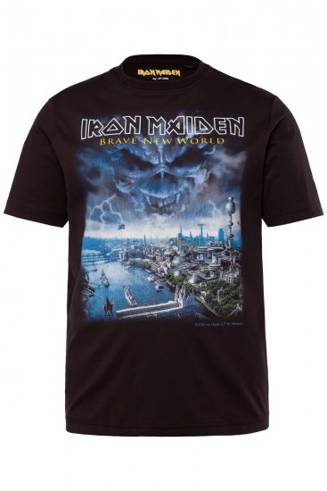 JP1880 Iron Maiden Brave New World T-Shirt Black - T-shirts - T-shirts i store størrelser - 2XL-14XL