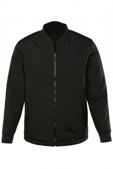 JP1880 838875 Vendbar collegejakke Sort - Jakker - Jakker i store størrelser, 2XL- 12XL