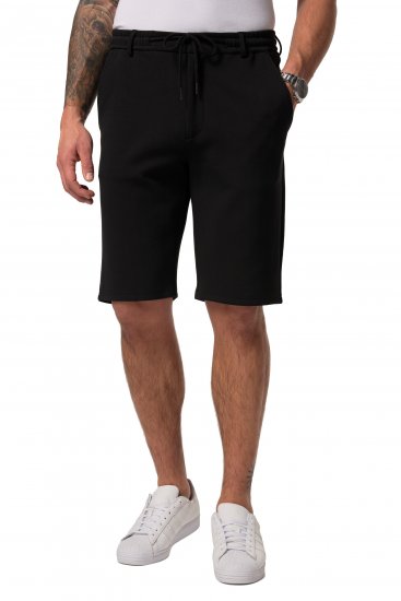 JP1880 Jersey Bermuda Chino Shorts Flexnamic Black - Shorts - Shorts i store størrelser - W40-W60