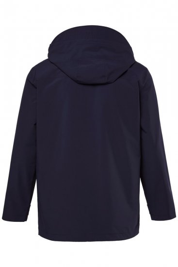Men+ 215 Regnjakke med hætte Mørkeblå - Jakker - Jakker i store størrelser, 2XL- 12XL