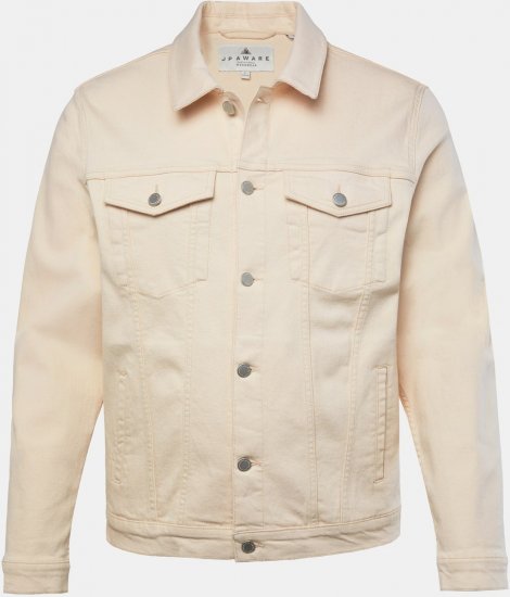 JP1880 839551 Denimjakke i økologisk bomuld Lysebeige - Jakker - Jakker i store størrelser, 2XL- 12XL