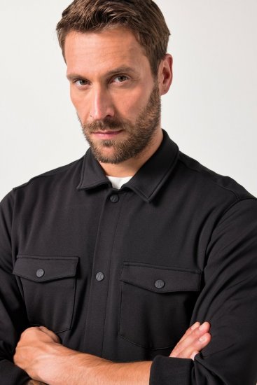 JAY-PI FLEXNAMIC® Sweat-Overshirt Black - Jakker - Jakker i store størrelser, 2XL- 12XL