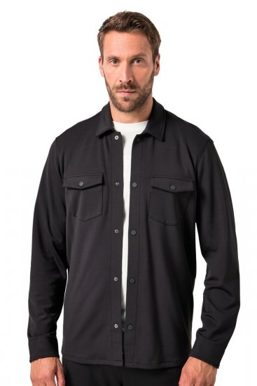 JAY-PI FLEXNAMIC® Sweat-Overshirt Black - Jakker - Jakker i store størrelser, 2XL- 12XL