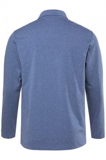 JAY-PI Quickdry Polo Long Sleeve Blue - Polotrøjer - Polotrøjer 2XL-8XL