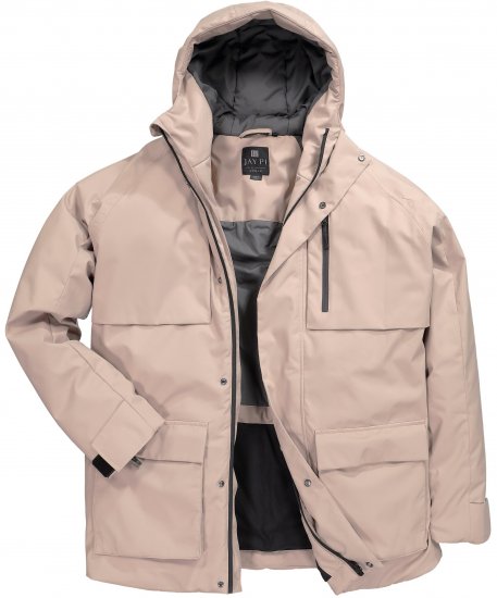 Jay-Pi Jacket Technical Waterproof Windproof Dusty Pink - Jakker - Jakker i store størrelser, 2XL- 12XL