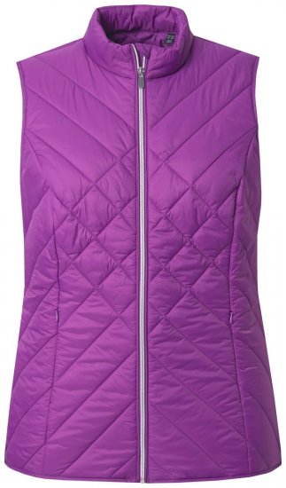 Ulla Popken 840047 Vandafvisende quiltet vest Lilla - Veste - 