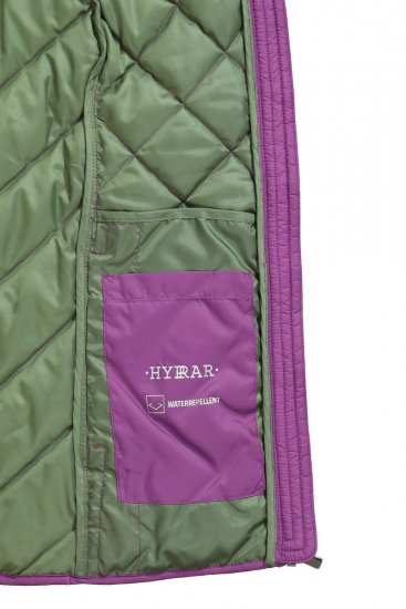 Ulla Popken 840047 Vandafvisende quiltet vest Lilla - Veste - 