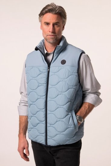 Boston Park 099 Quiltet vest med syntetisk dun Pudderblå - Jakker - Jakker i store størrelser, 2XL- 12XL