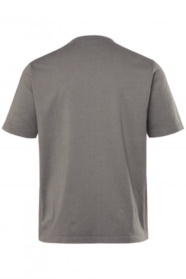 JP1880 Beer King Design Vintage Looking T-Shirt Gray - T-shirts - T-shirts i store størrelser - 2XL-14XL