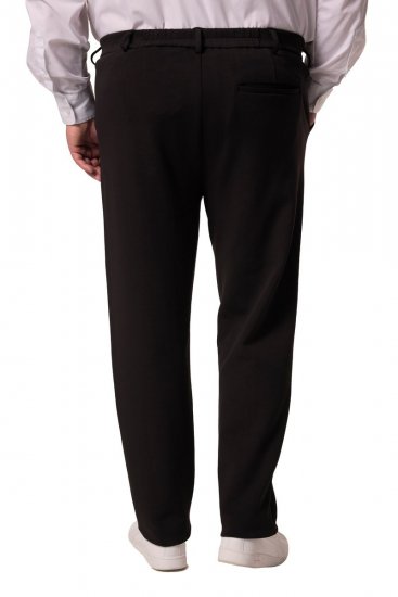 Men+ 207 Bilbao Flexlastic Jersey-chinos Sort - Habitter og blazere - Habitter og jakkesæt i store størrelser